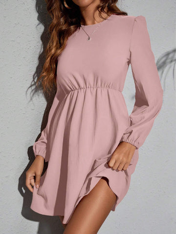 Long Sleeve Casual Music Festival Dress