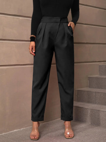 Clasi Solid Slant Pocket Pants