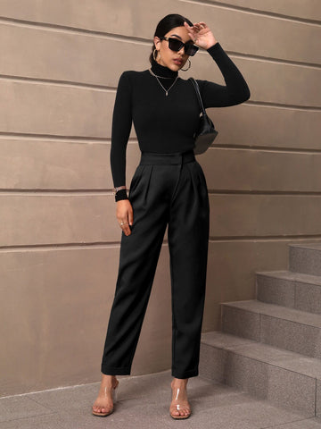 Clasi Solid Slant Pocket Pants