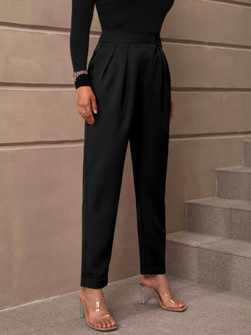 Clasi Solid Slant Pocket Pants