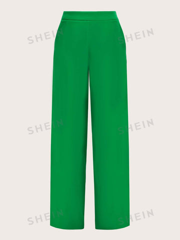 Clasi Solid Straight Leg Pants