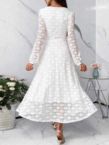 Valentine's Day Ladies' Lace Dress