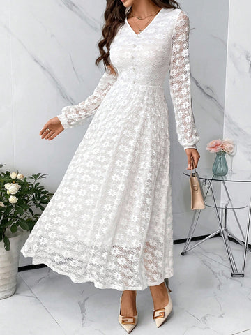 Valentine's Day Ladies' Lace Dress
