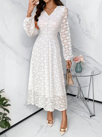 Valentine's Day Ladies' Lace Dress