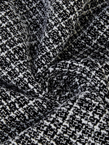 Women's Black & White Plaid Sleeveless Pinafore Dress, Autumn/Winter