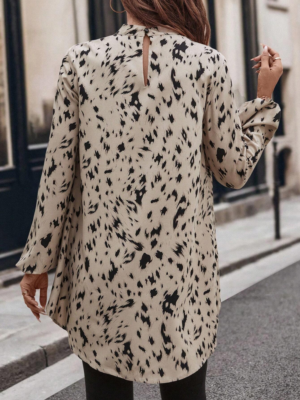 Clasi Women's Casual Leopard Print Shirt