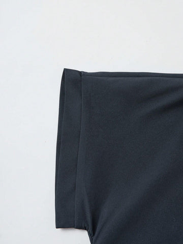 Women's Fashionable Casual Summer Solid Color Loose Fit Versatile Dress