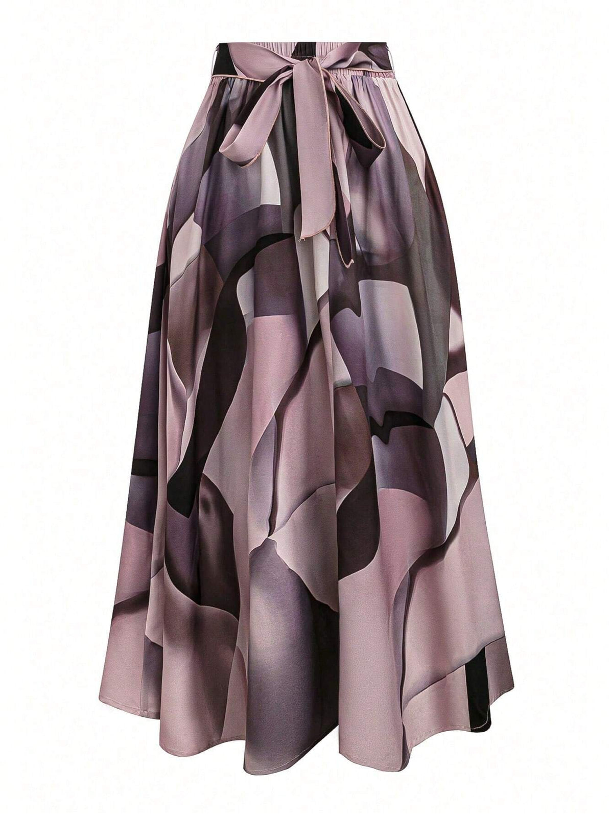 Clasi Women's Fashionable Geometric Printed Skirt