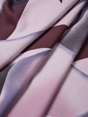 Clasi Women's Fashionable Geometric Printed Skirt