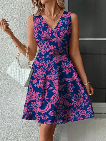 Women's Floral Print Summer Dress