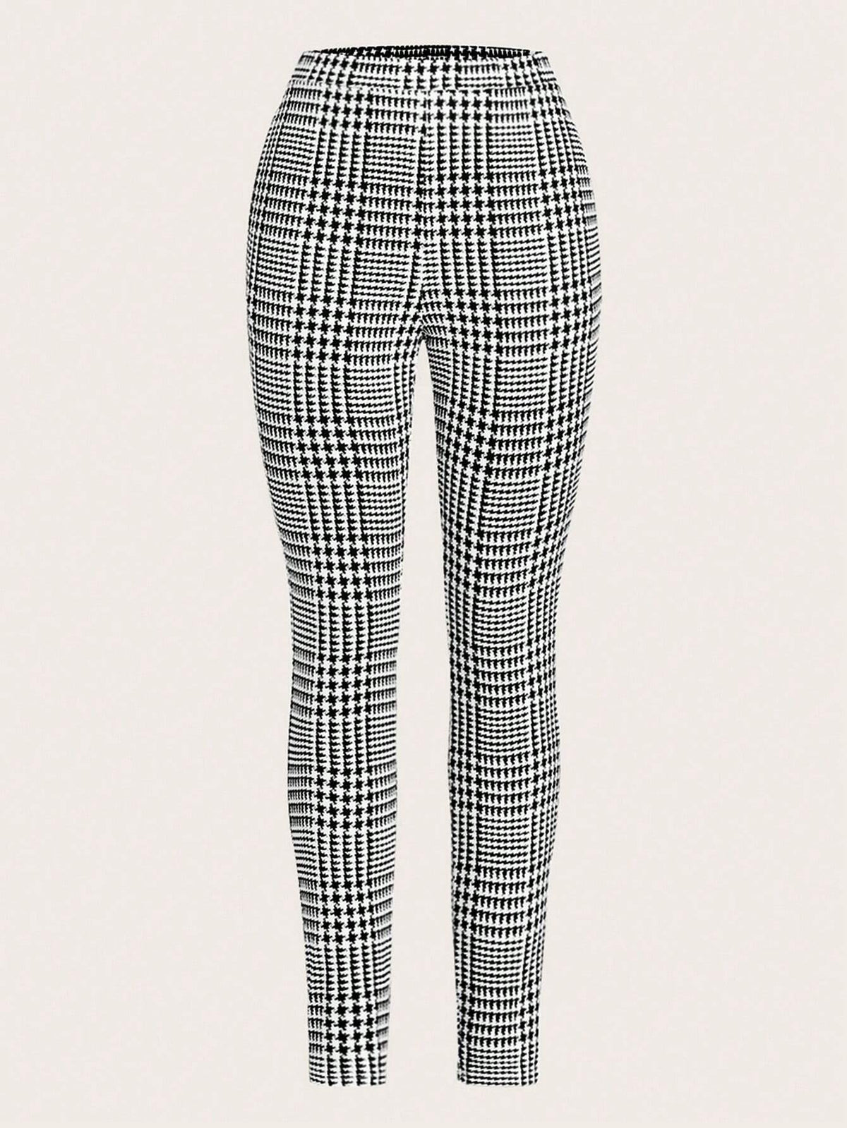Clasi Women's Knitted Patterned High Waist Long Leggings