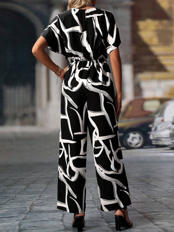 Women's Casual Floral Print Tube Romper, Summer