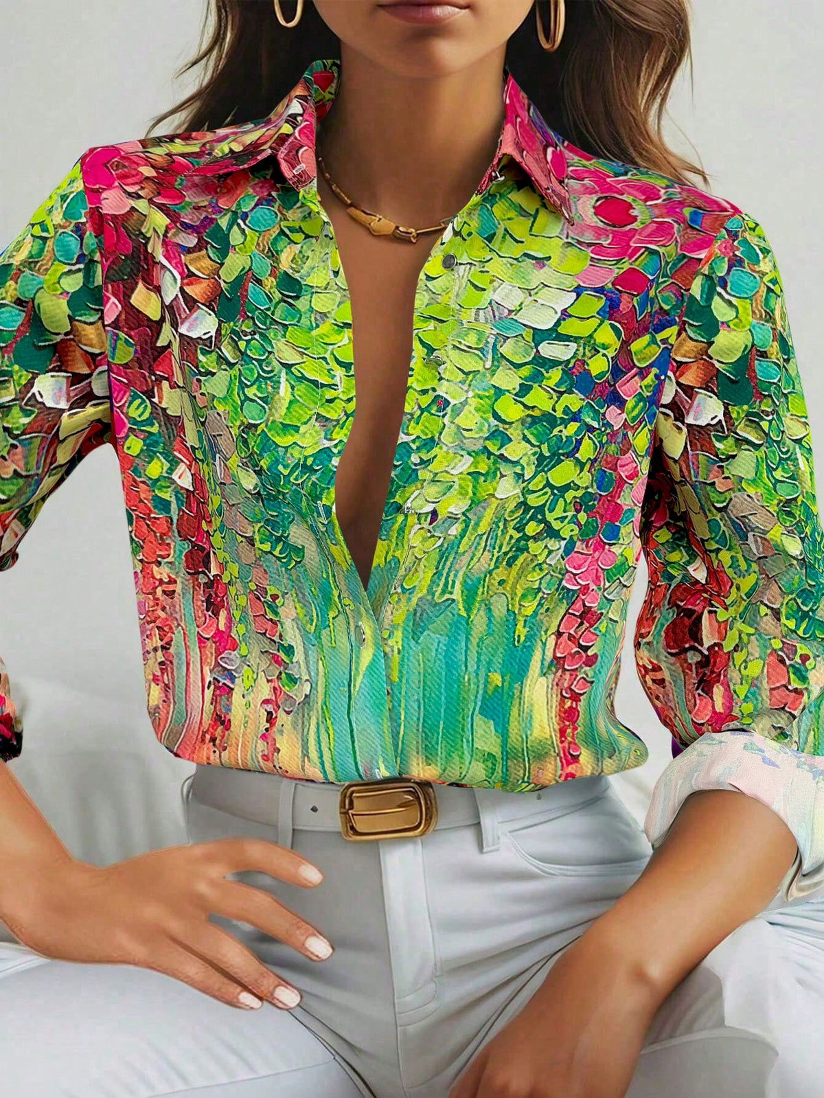 Clasi Women's Simple And Fashionable Casual Shirt For Everyday Wear