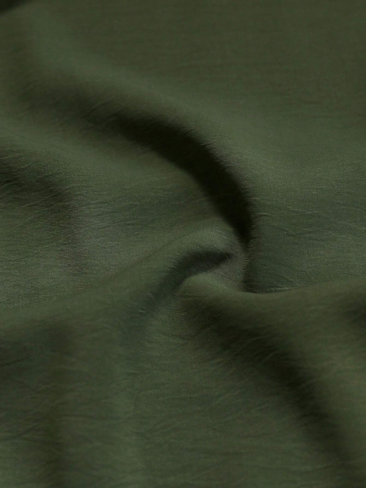 Clasi Women's Solid Color Square Collar Puff Sleeve Asymmetrical Hem Elegant Blouse, Green Fall Blouse