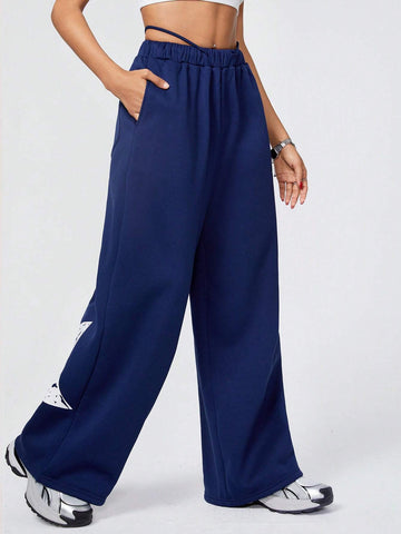 Coolane Antique Finish Star Patterned Women's Sweatpants