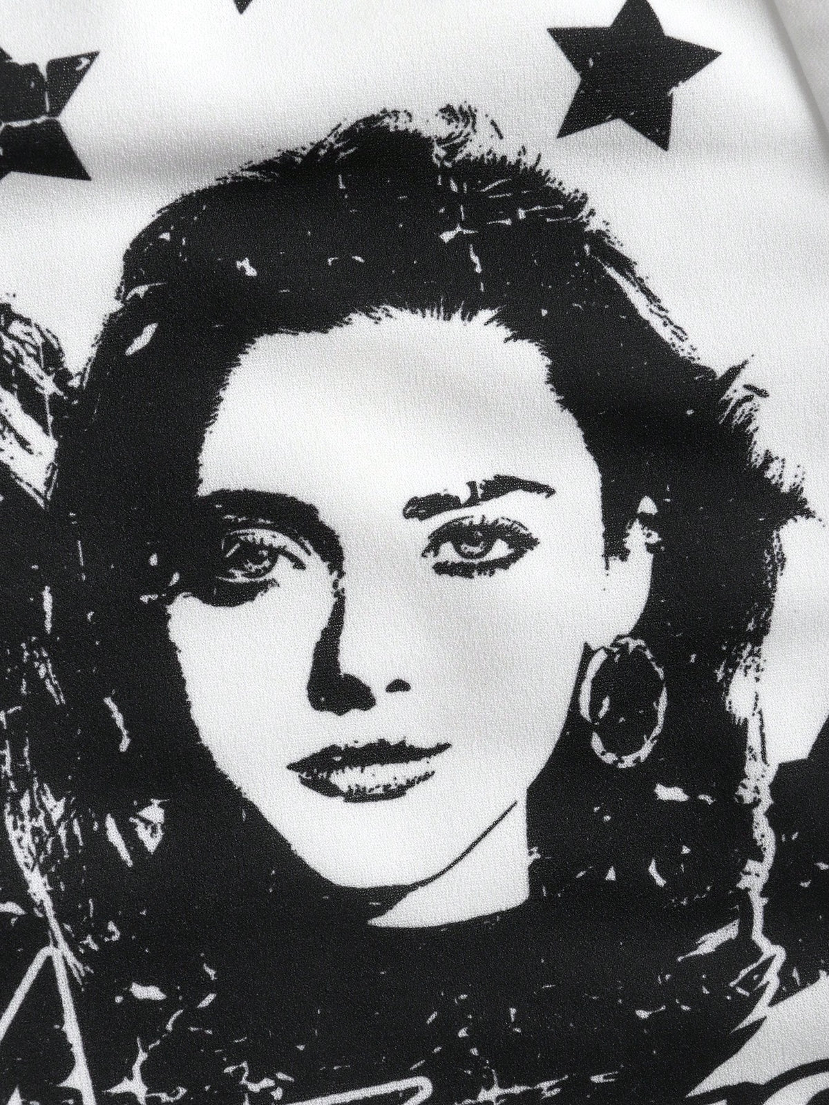 Coolane Figure & Letter Graphic Bodycon Skirt