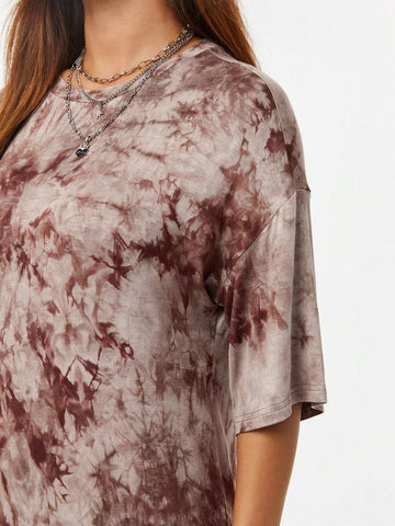 Coolane Loose Tie-Dye Casual Street Style Dress