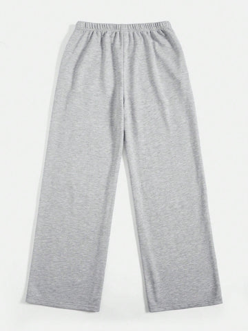 Coolane Solid Ripped Wide Leg Sweatpants