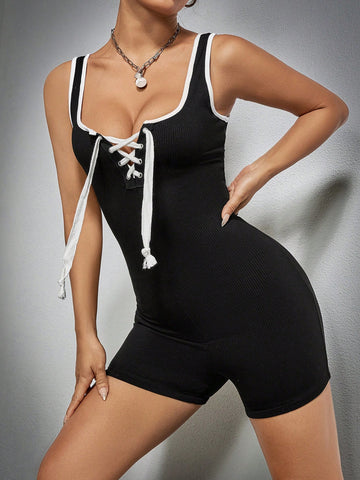 Women'S Strappy Unitard Romper