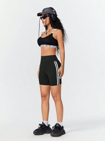 Coolane Women's Knitted Elastic Band Short Leggings
