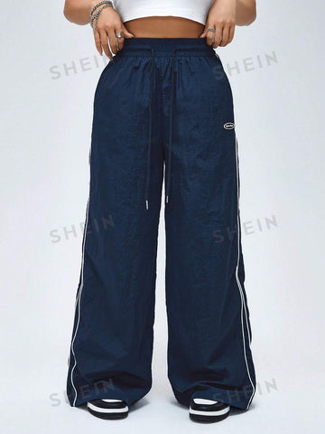 Coolane Women's Patch Striped Printed Trousers.