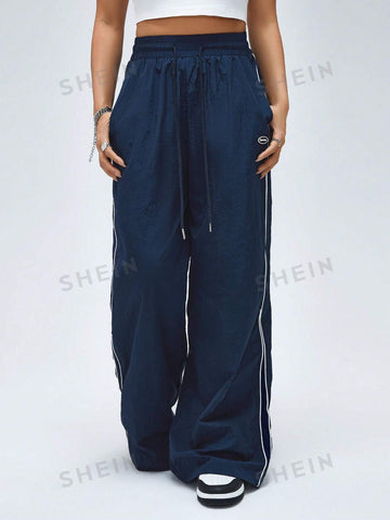 Coolane Women's Patch Striped Printed Trousers.