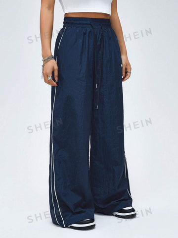 Coolane Women's Patch Striped Printed Trousers.