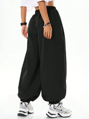 Coolane Women's Solid Color Simple Daily Long Pants