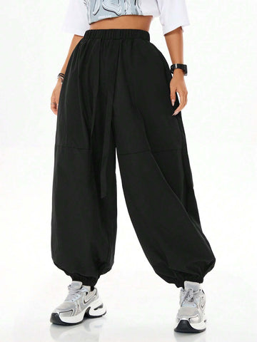 Coolane Women's Solid Color Simple Daily Long Pants