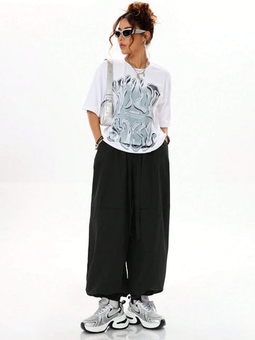 Coolane Women's Solid Color Simple Daily Long Pants