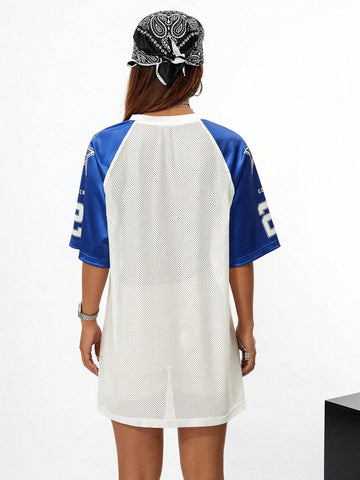 Women's Stylish V-Neck Sleeveless Sports Dress With Shoulder Inserts, Suitable For Spring And