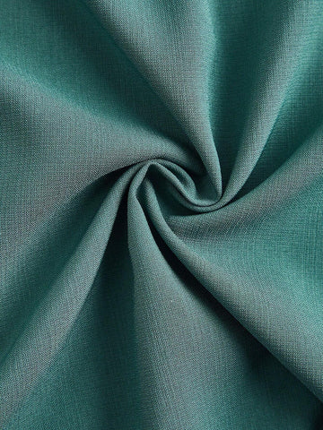 DECDS Vintage Casual Loose Fit Button Detail A-Line Skirt With Flared Hem For Spring/Summer Summer C