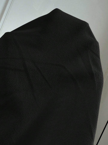 2pcs/Set Summer Casual Lace Up Puff Sleeve Blouse & Wide Leg Pants Outfit