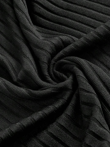 3pcs/Set Ladies' Solid Color Bodycon Jumpsuit Unitard With Spaghetti Straps