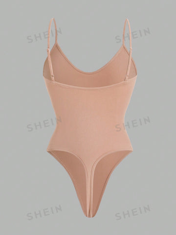 3pcs/Set Solid Color Slip Bodysuit