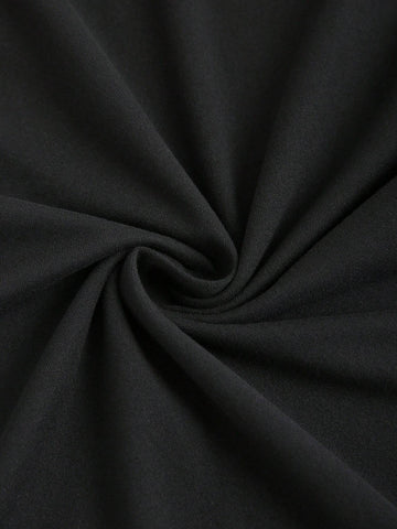 3pcs/Set Summer Casual Solid Color Sleeveless Round Neck Bodysuit