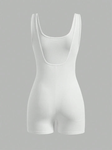 3pcs Solid Color Turtleneck Bodysuit