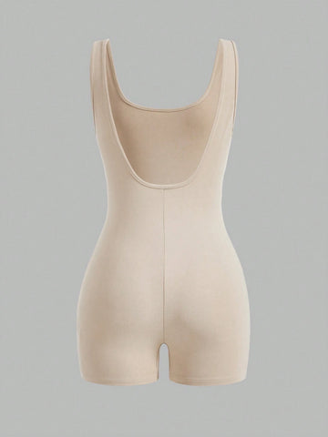 3pcs Solid Color Turtleneck Bodysuit