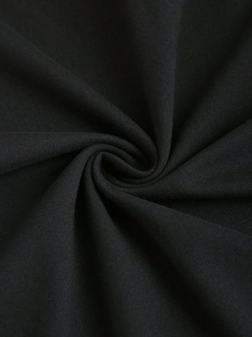 3pcs V-Neck Halter Bodysuit Set