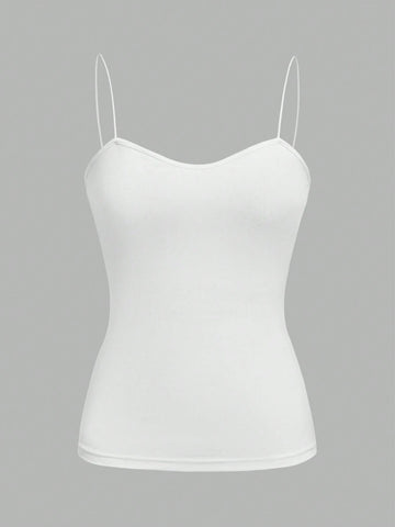 3pcs set Camisole Cami Top And Slim-Fit Leggings Matching Set, Suitable For Spring And Summer