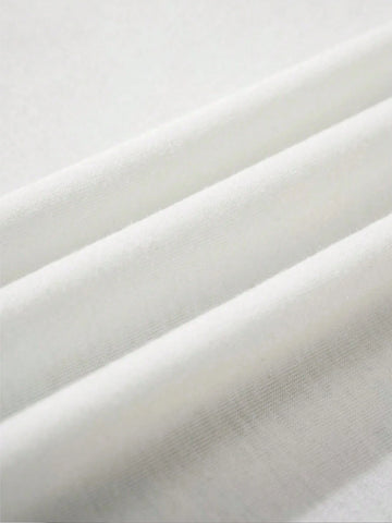 Americana And Cross Print Short Sleeve Dress For Summer