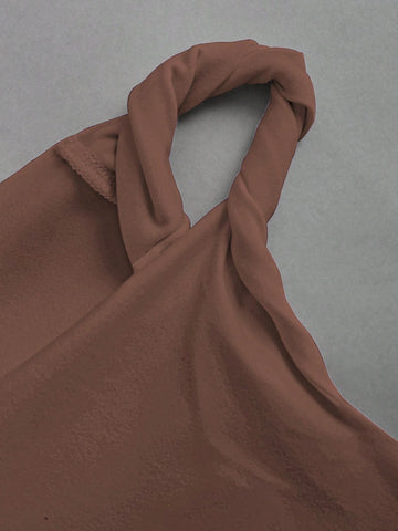 Asymmetric One-Shoulder Sexy Bodycon Mini Dress