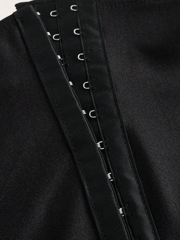 EZwear Corset Waist Phone Pocket Side Biker Shorts