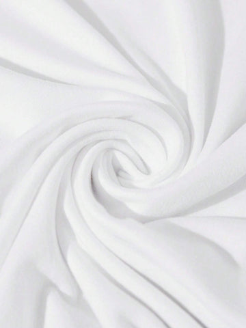 EZwear Crew Neck Short Sleeve Animal Letter Print T-Shirt, Casual Everyday Wear