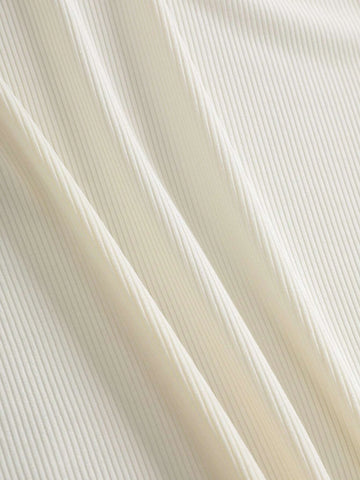 Embroidery Contrast Trim Polo Neck Tee