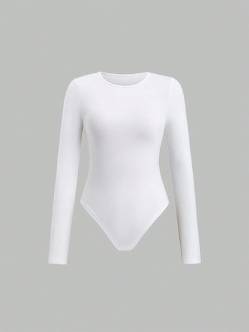 Fashionable Multicolor Leopard Print Bodysuit For Women, Spring Autumn