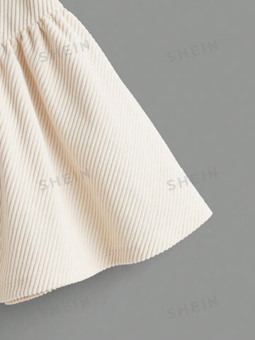 EZwear High Waist Flare Hem Skirt