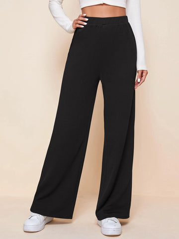 EZwear High Waist Wide Leg Pants
