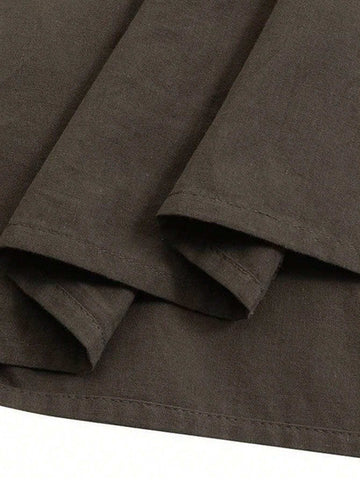 EZwear Ladies' Solid Color Simple Daily Skirt