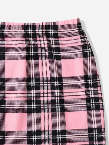 PETITE Patchwork Drawstring Waist Shorts